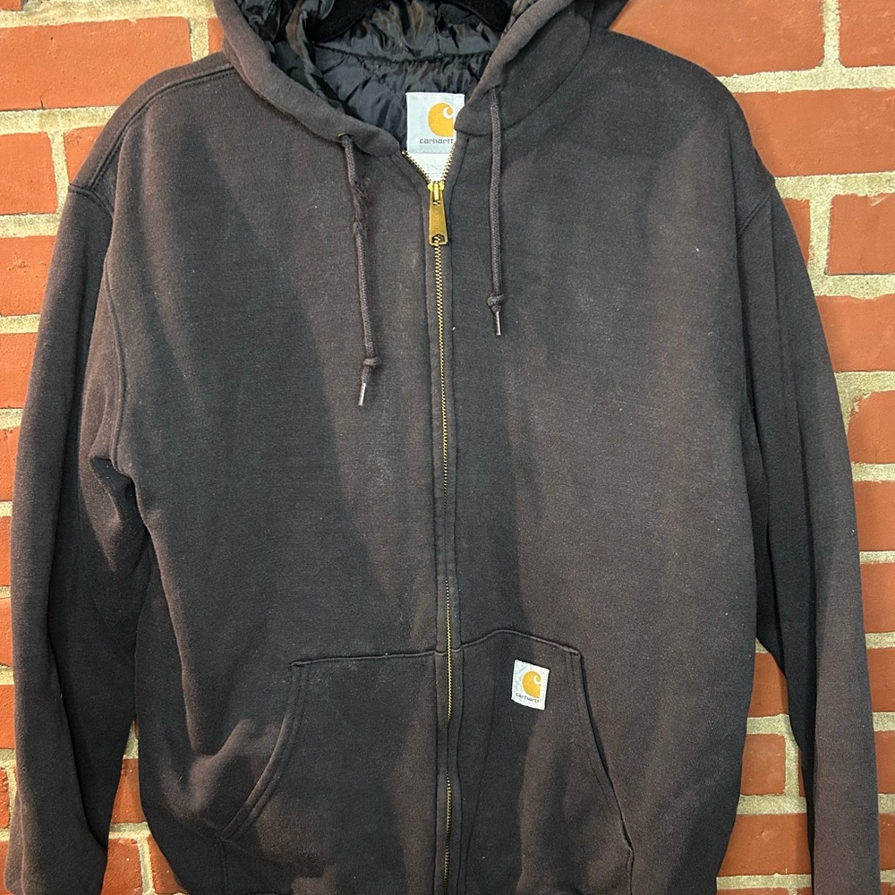Carhartt • Quilted Lined Zip Up Hoodie • Size-Medium